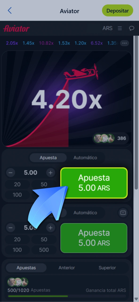 Definí tu apuesta y retirate a tiempo antes de que el avión se vaya en Jugabet.