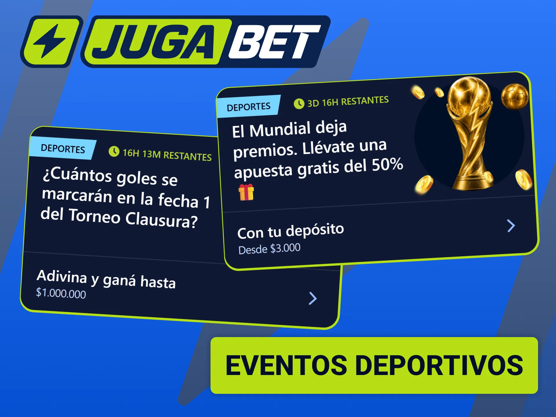Aprovechá las promociones especiales y cuotas mejoradas para eventos deportivos en Jugabet.