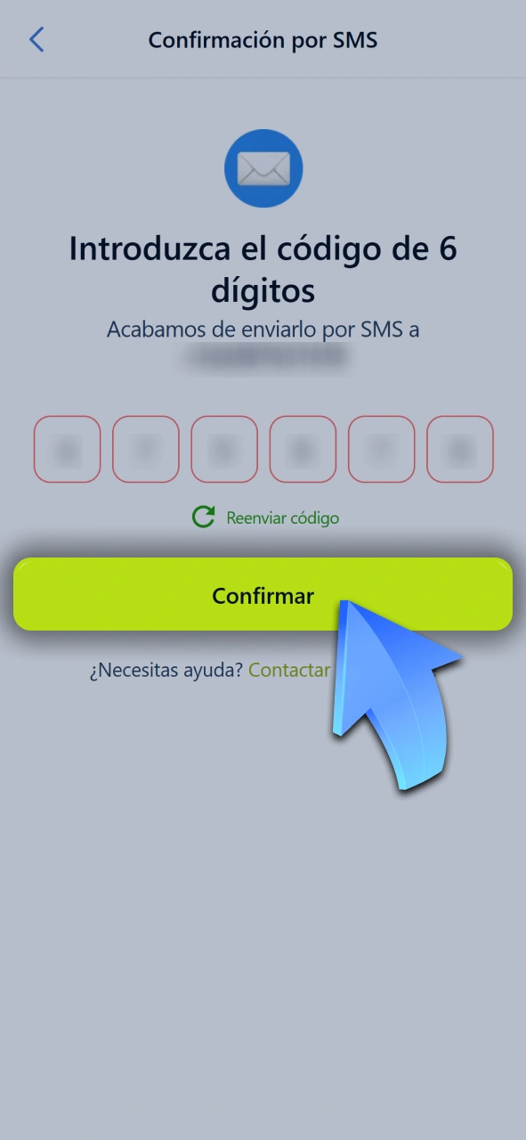 Confirmá la creación de tu cuenta desde la aplicación móvil de Jugabet.